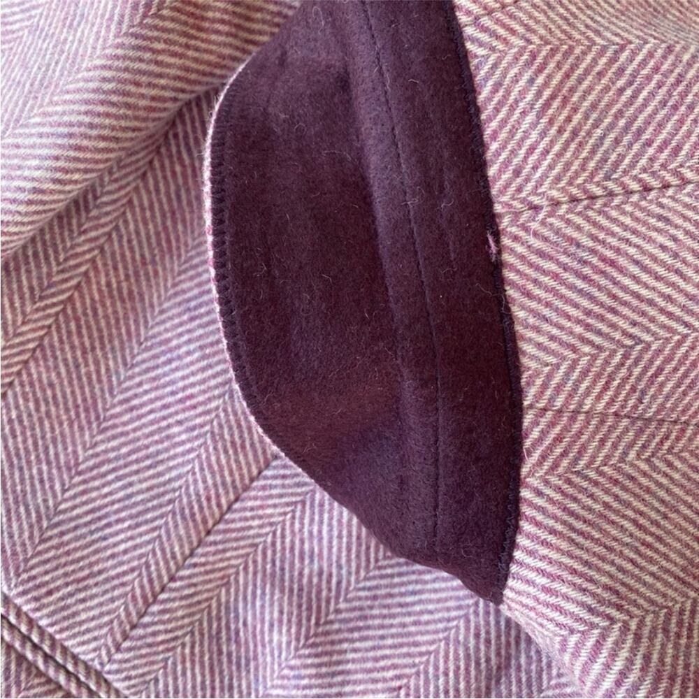 J. Crew Parke Blazer English Herringbone Wool Pink 2 Single Button Jacket - Picture 10 of 12